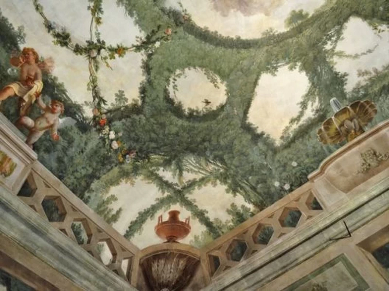 Vincenzo Martinelli-Palazzo Comunale di Bologna (BO) - Appartamenti del Legato - Stanza paese